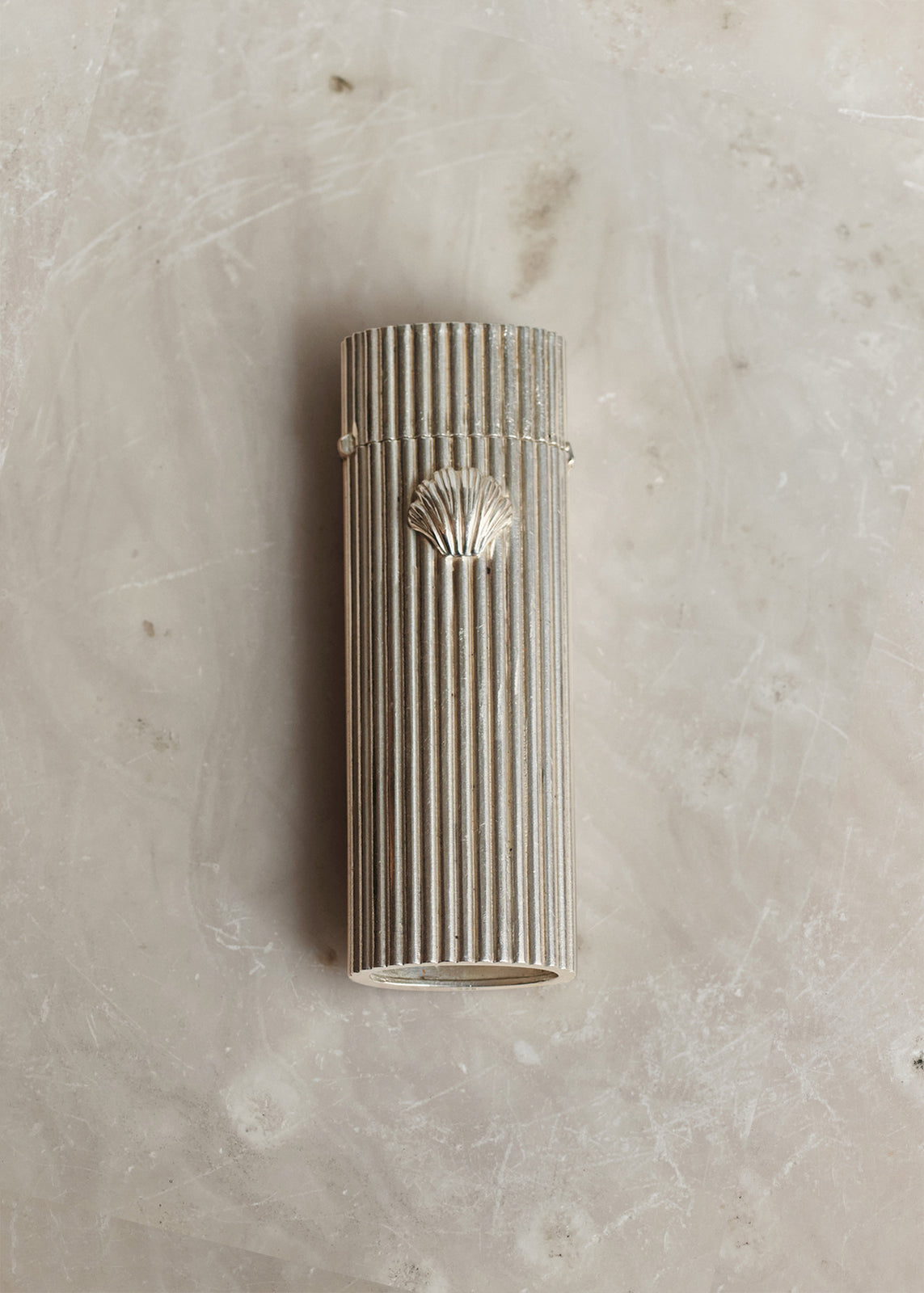 SHELL LIGHTER CASE in Silver image 2