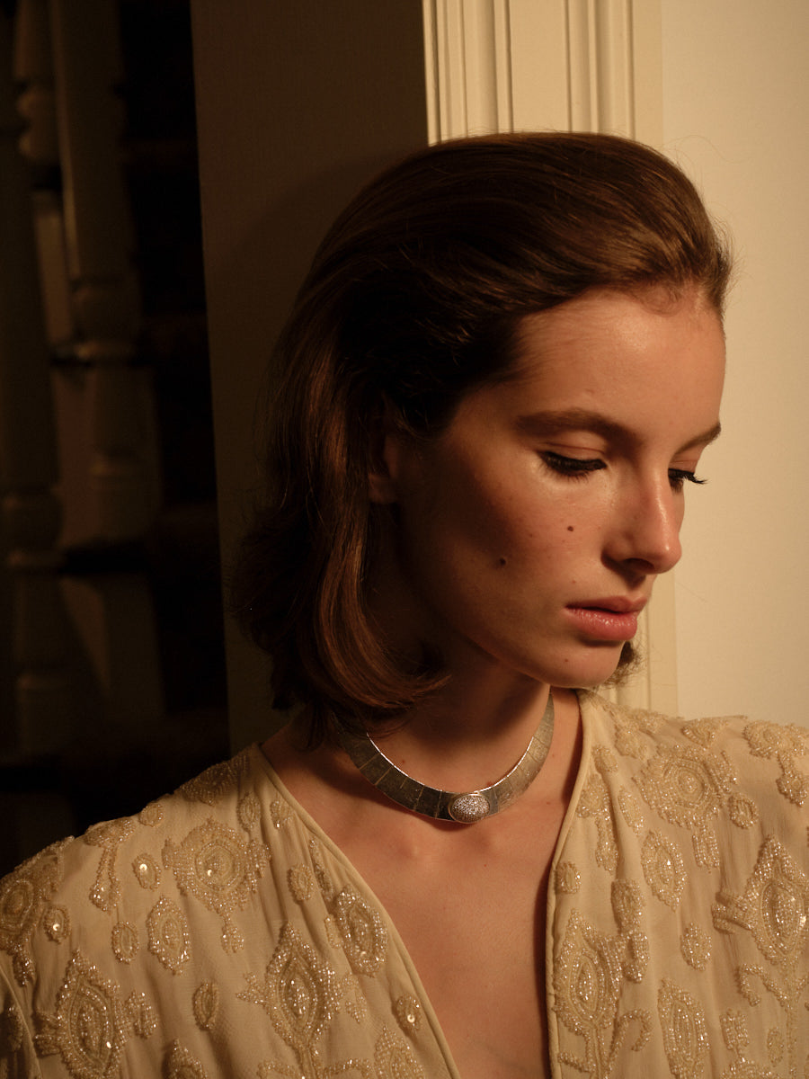 ATHENA PAVE DIAMOND COLLAR image 7