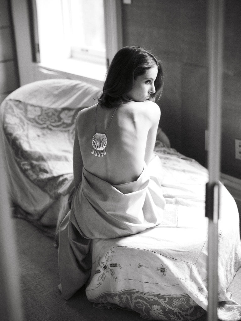 PETRA SHELL NECKLACE SILVER image 9