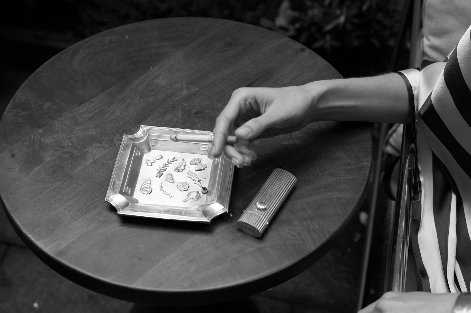 SHELL LIGHTER CASE in Gold image 5