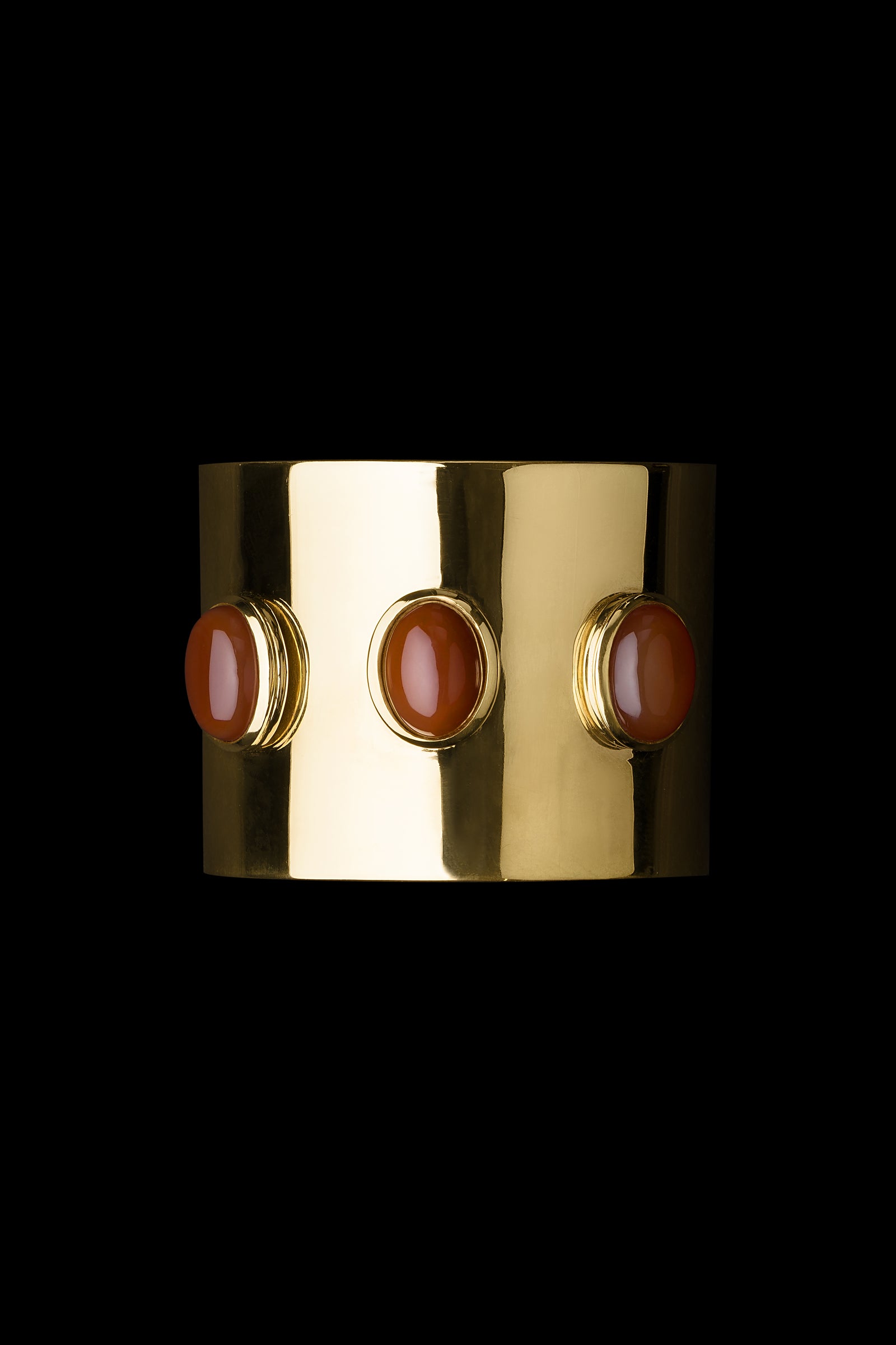 Fiona Carnelian Gold Cuff featured image