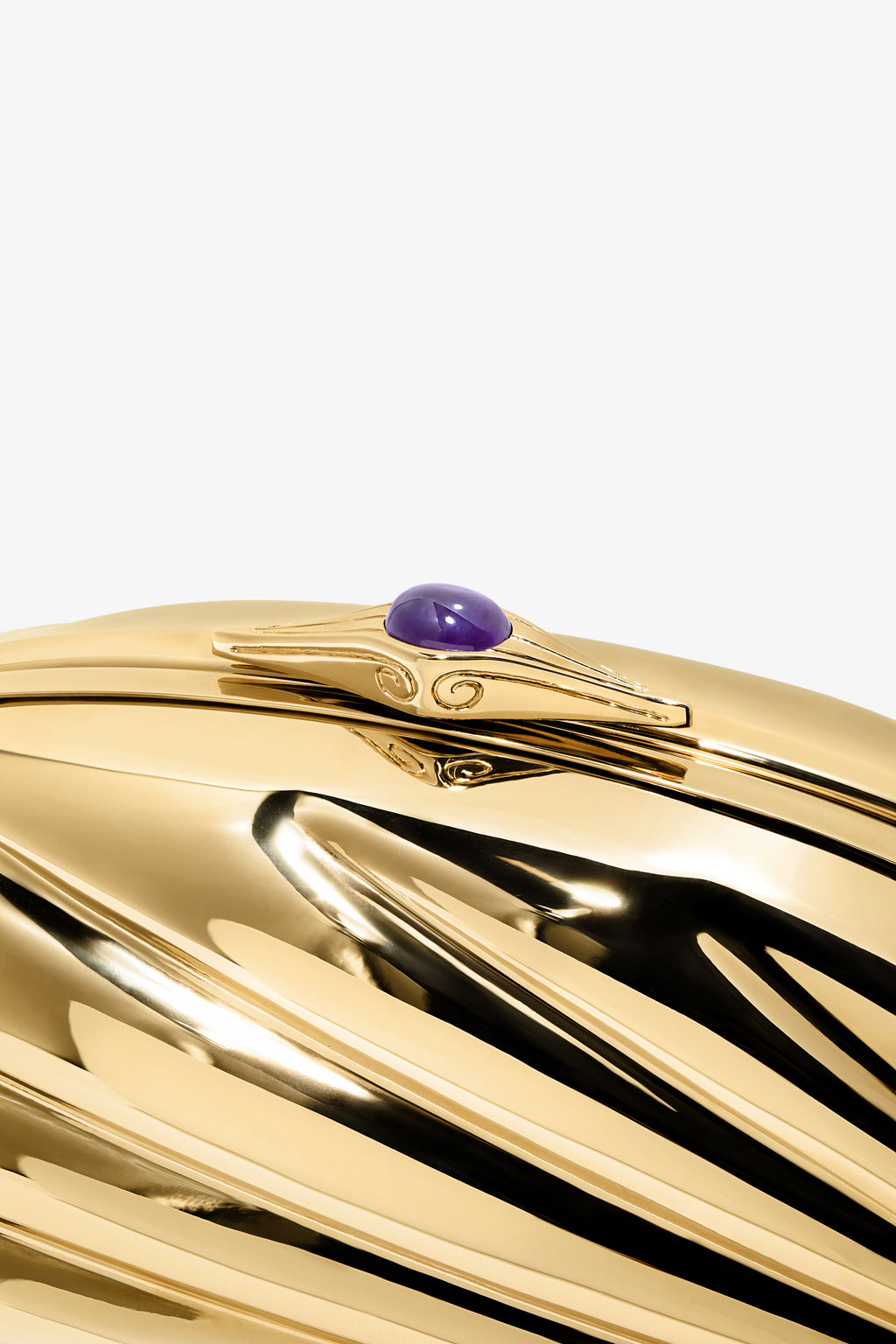 Petra Tassel Clutch in Gold image 5