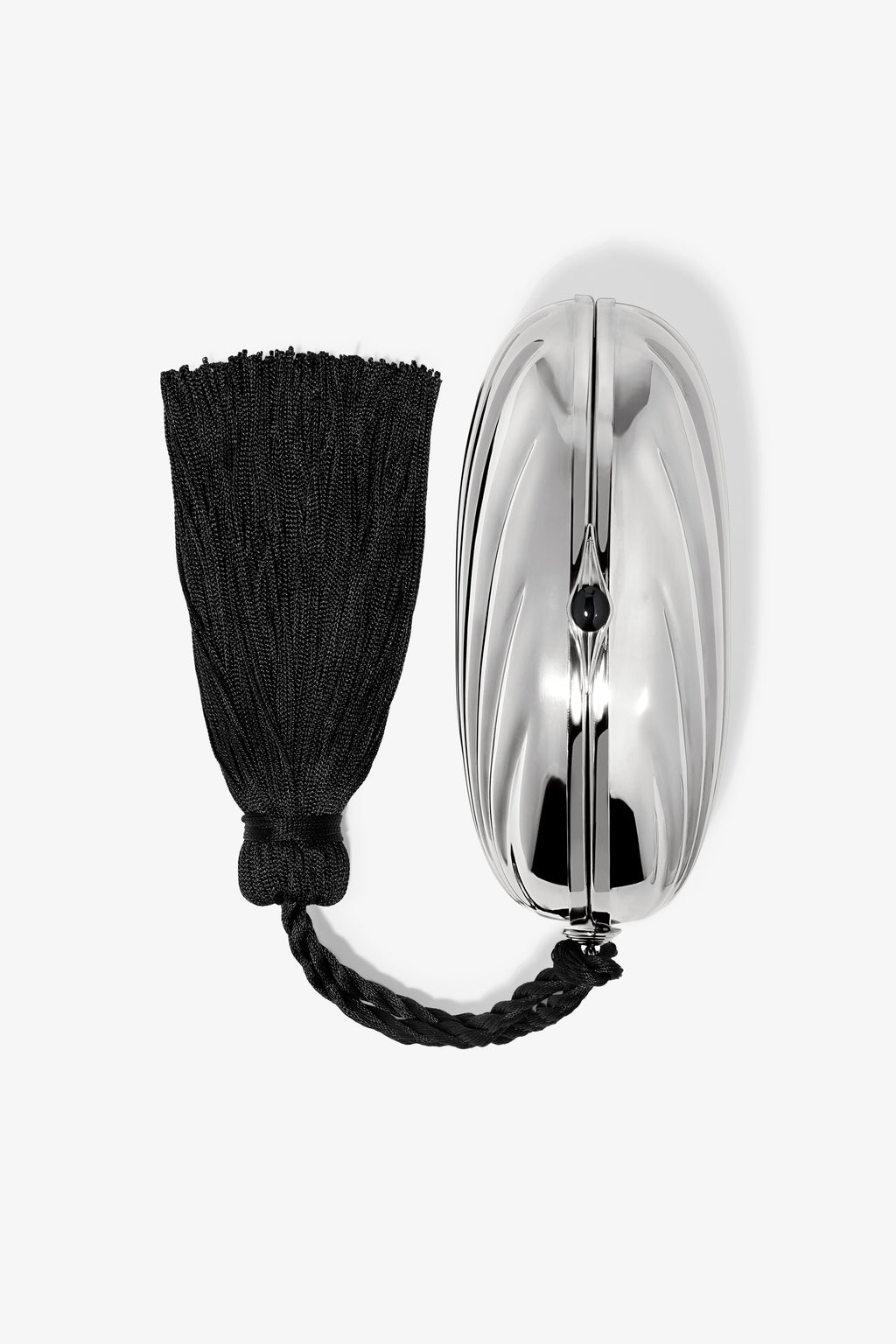 Petra Tassel Clutch in Silver image 6