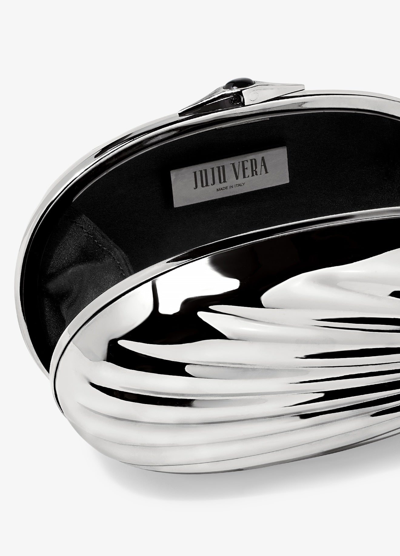 Petra Tassel Clutch in Silver image 3