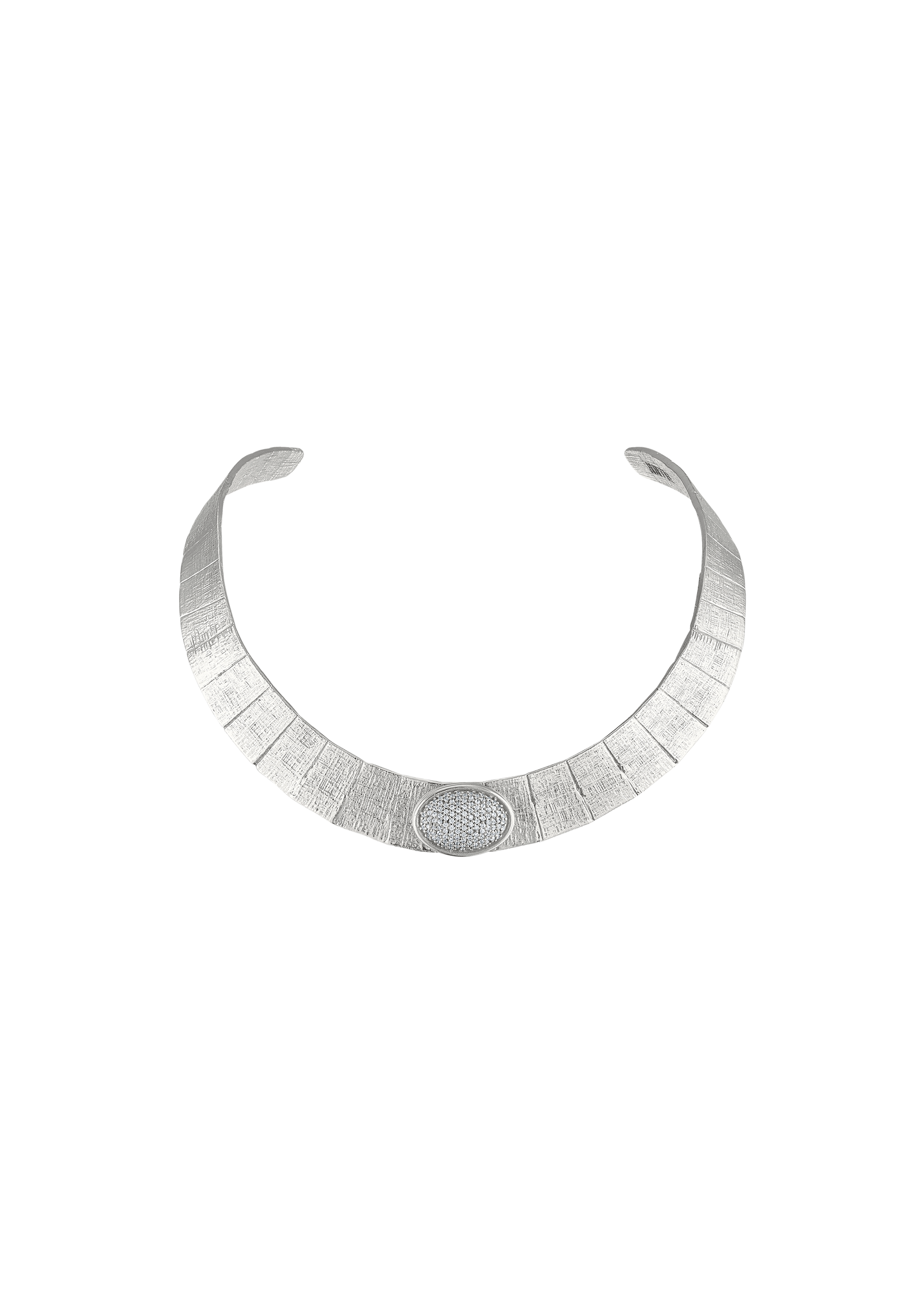 ATHENA PAVE DIAMOND COLLAR image 9