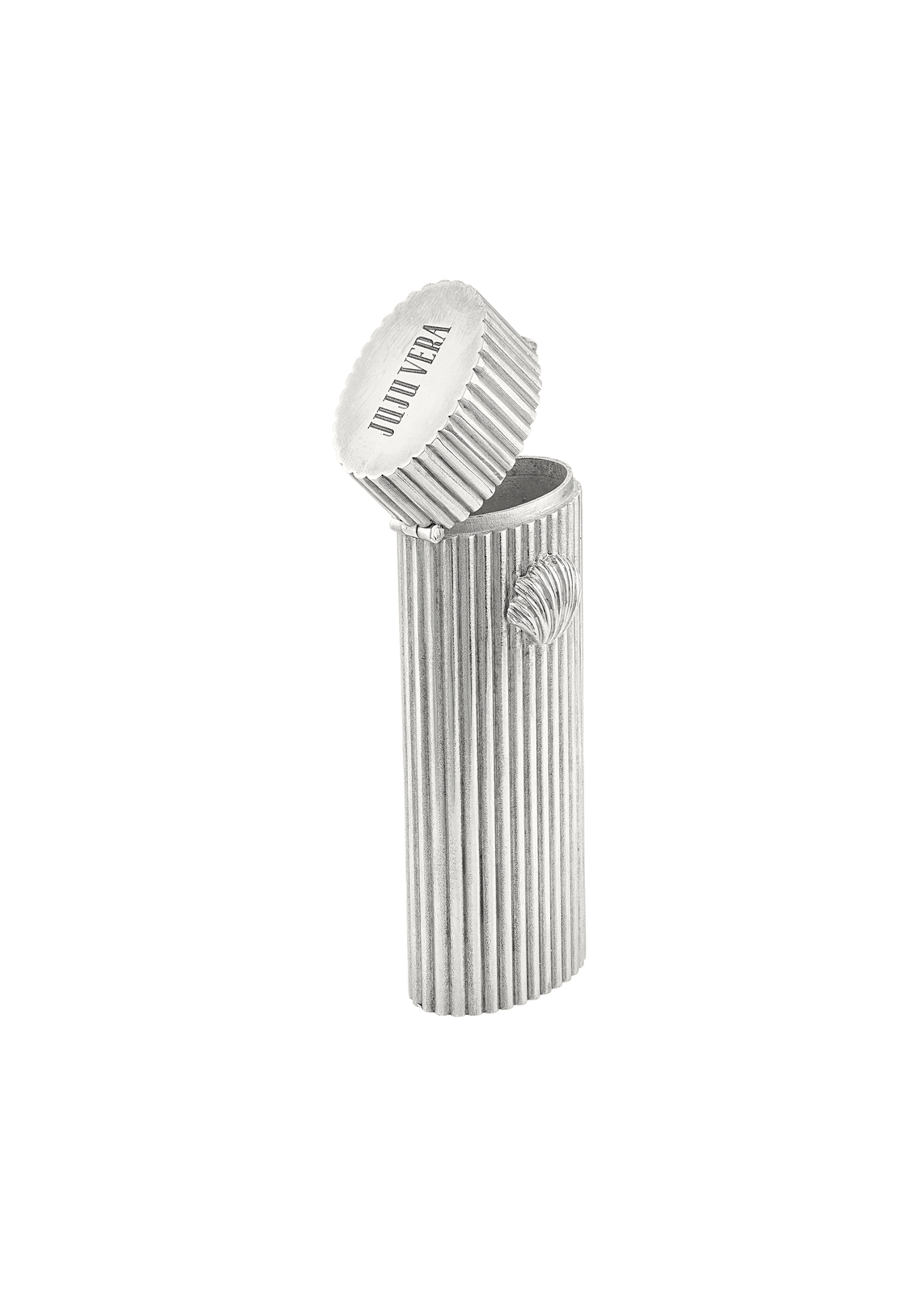 SHELL LIGHTER CASE in Silver image 8