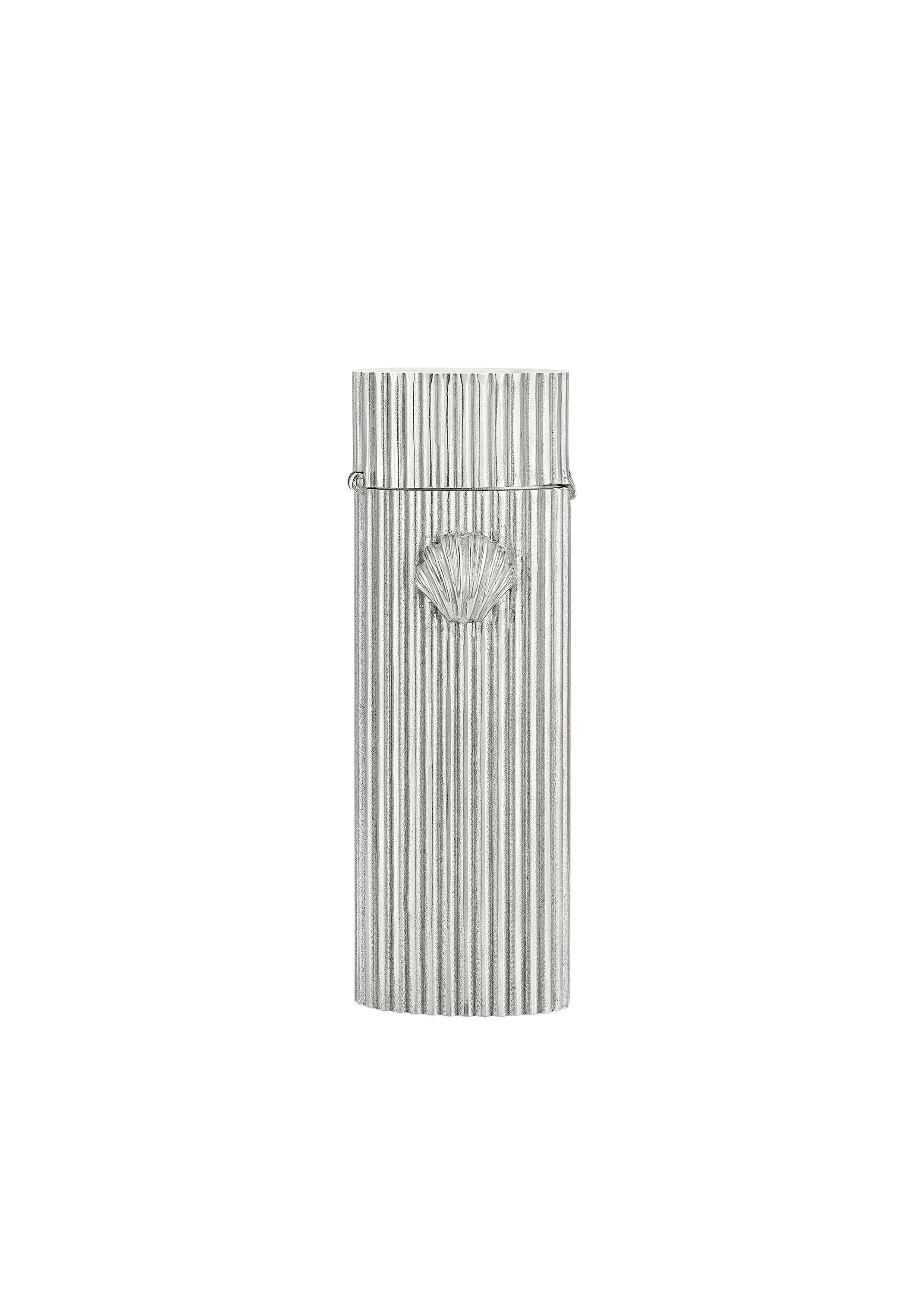 SHELL LIGHTER CASE in Silver – JUJU VERA