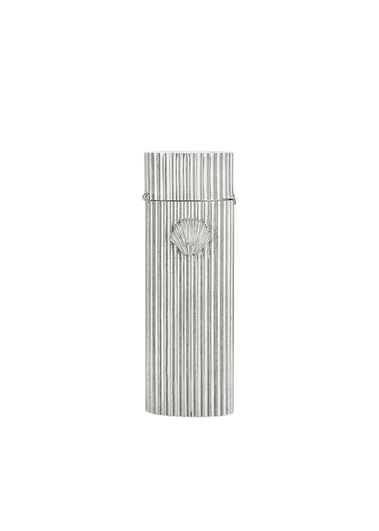 SHELL LIGHTER CASE in Silver