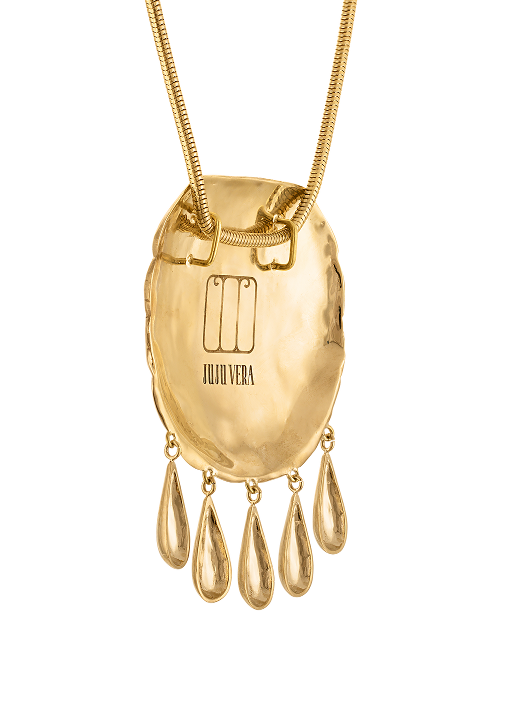 PETRA SHELL NECKLACE GOLD image 2