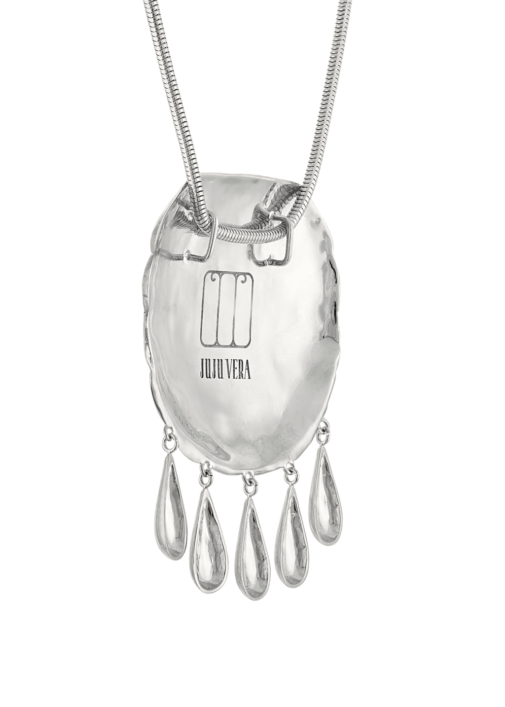 PETRA SHELL NECKLACE in Solid Sterling Silver image 2