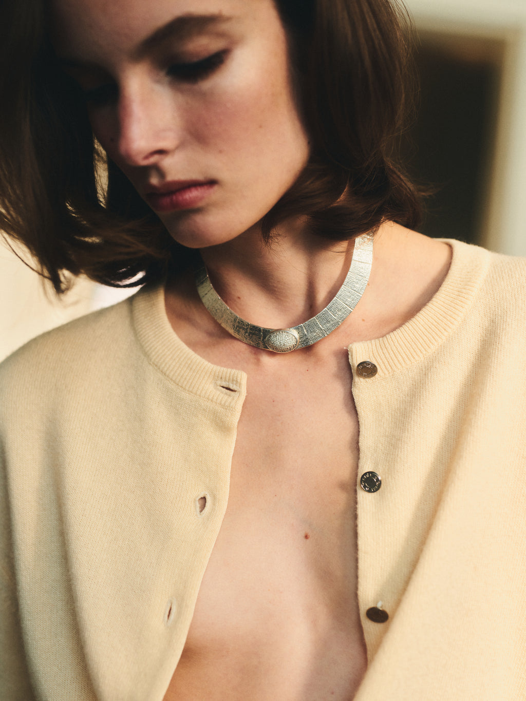 ATHENA PAVE DIAMOND COLLAR image 5