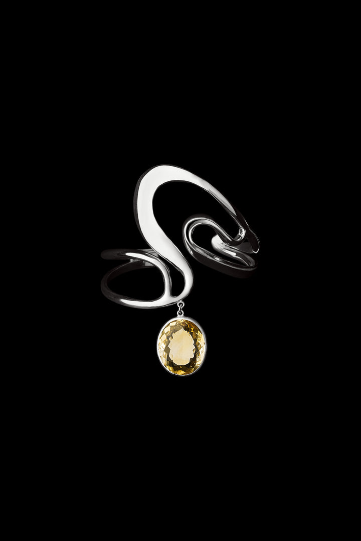 Lula Citrine Dangle Cuff