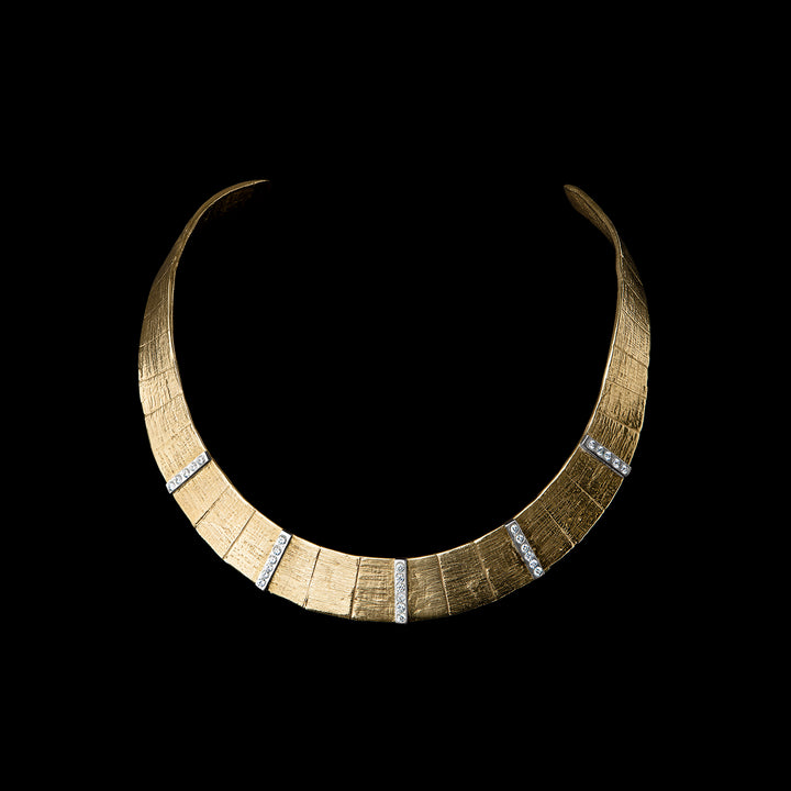 Athena Pave Stripe Collar