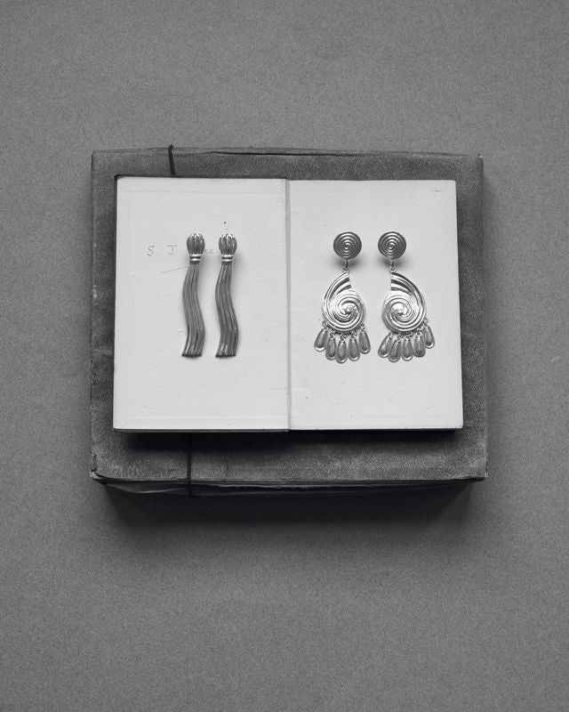 Antonella Earrings in Silver image 9