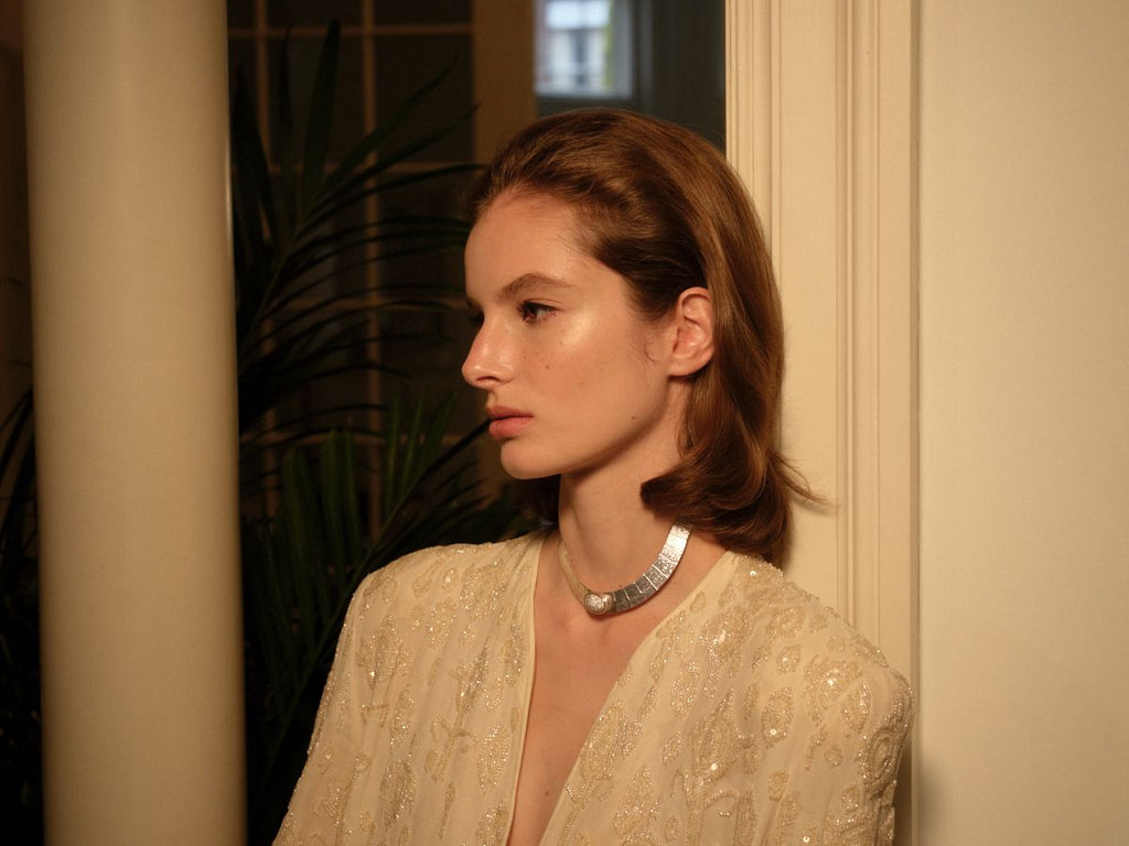 ATHENA PAVE DIAMOND COLLAR image 6