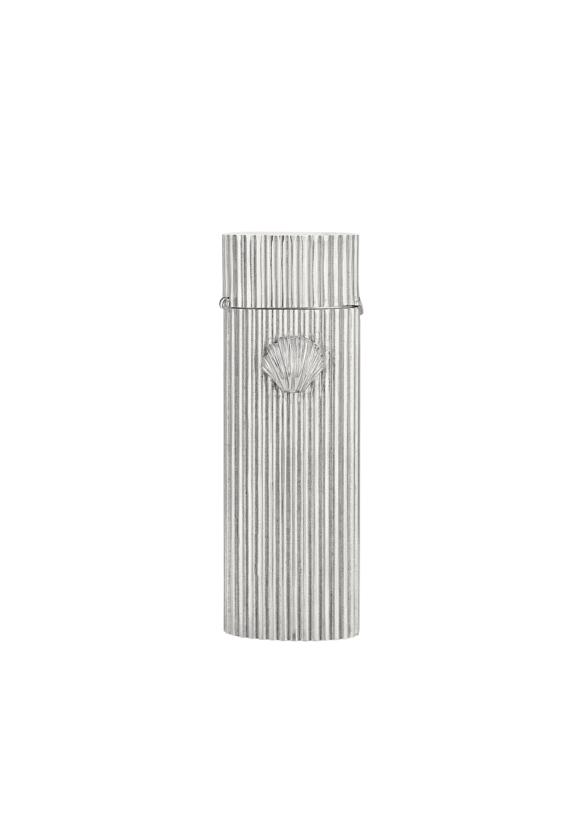 SHELL LIGHTER CASE in Silver – JUJU VERA