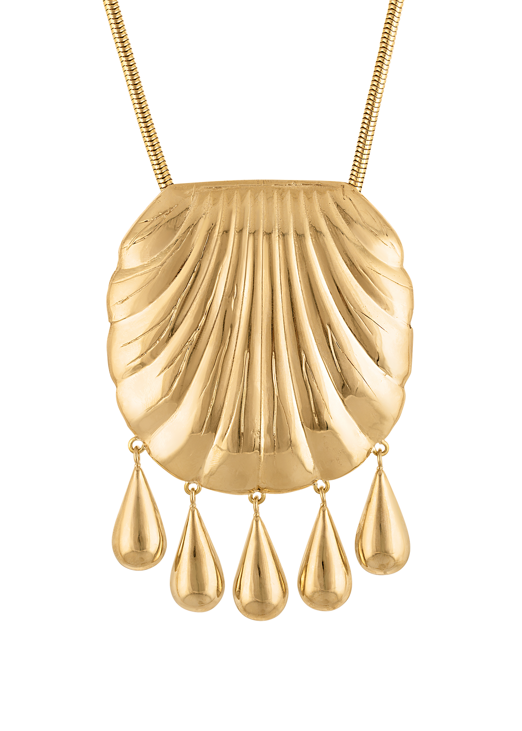 PETRA SHELL NECKLACE GOLD