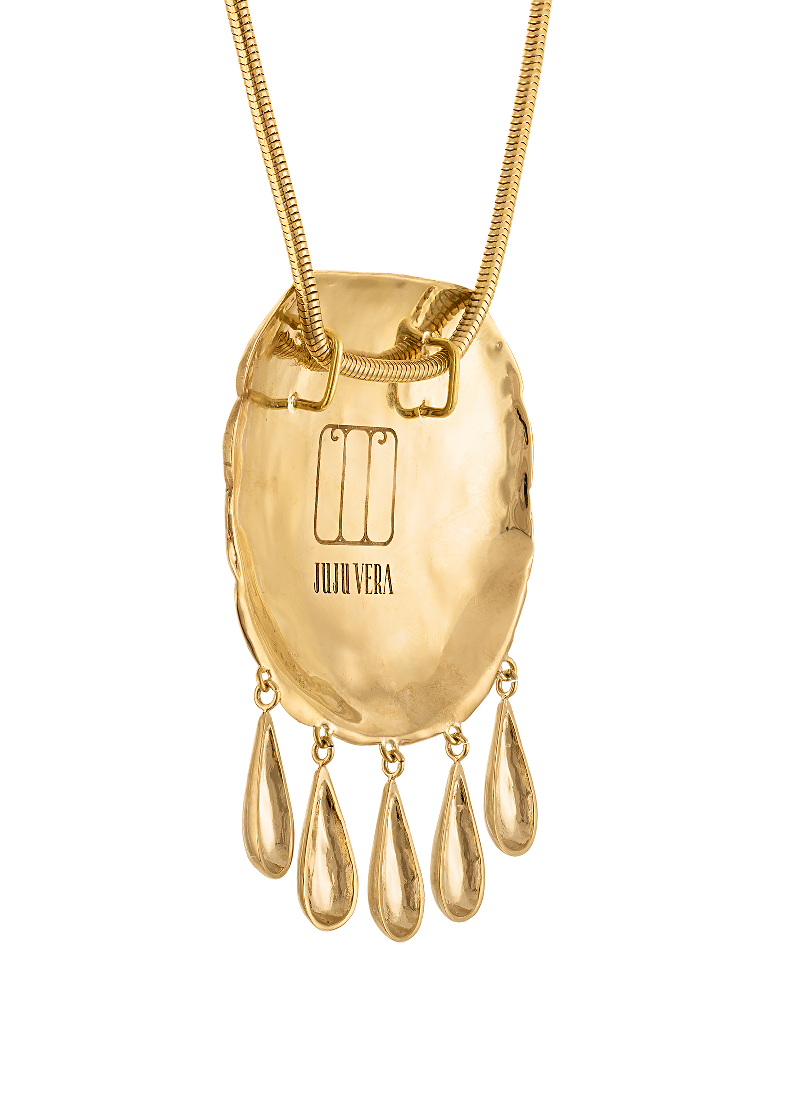 PETRA SHELL NECKLACE GOLD image 2