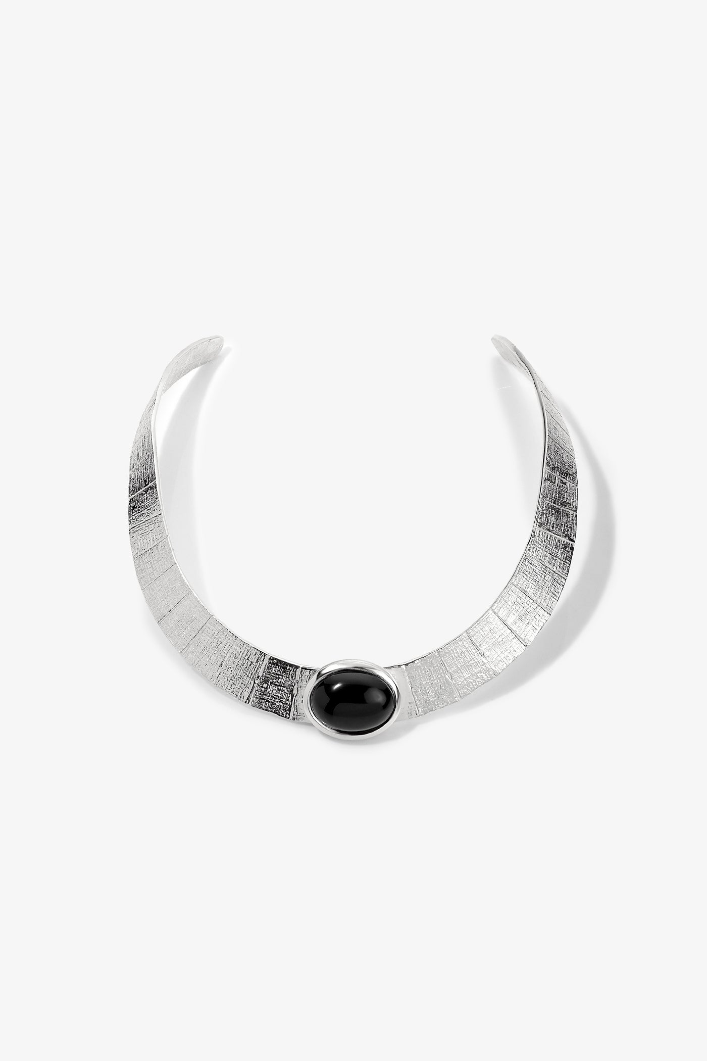 Athena Onyx Collar in Silver – JUJU VERA