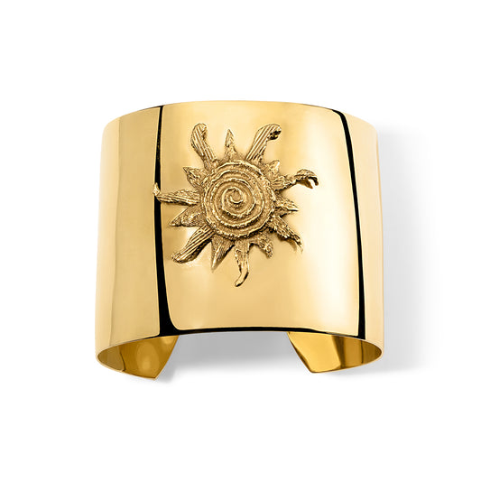 Sun Cuff in Gold